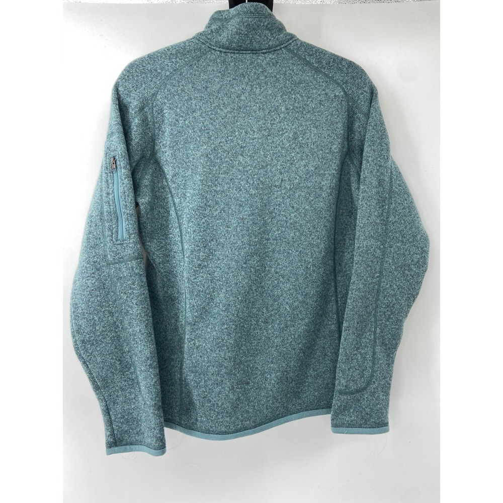Patagonia Better Sweater Womens Large Green 1/4 Zip Fleece Pullover Hiking 25617 - Picture 2 of 7